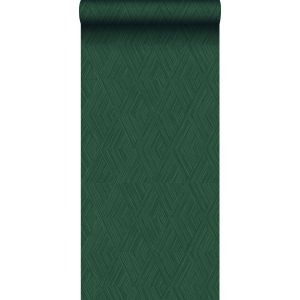 Origin papel pintado 3d gráfico verde oscuro 53 cm x 10.05 m