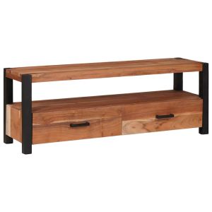 Mueble de tv compacto con espacio de almacenamiento en