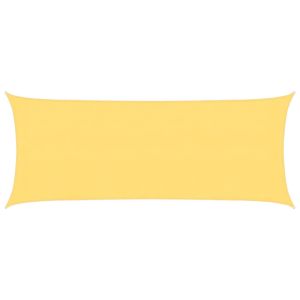 vidaXL toldo de vela beige hdpe 160 g/m² 2x4,5 m