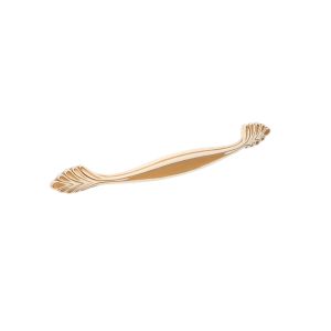 Tirador para mueble 742 en zamac dist entre ejes 192 mm oro marfil lote  6