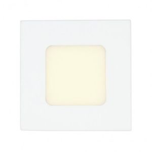 Downlight cuadrado - fab a08780301a - aluminio blanco - 3w LED - 168 lúmene