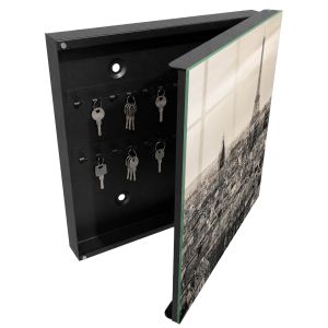 Caja de llaves 30x30x5 elegancia urbana, apertura derecha tulup