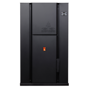 Hidroestufa de pellet Hydra 40 Negro, 40kW, hasta 320m2
