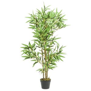 Árbol de bambú artificial con 552 hojas verde 120 cm eerf4038