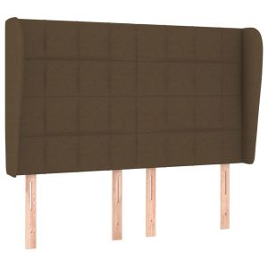 vidaXL cabecero con orejas de tela gris claro 147x23x118/128 cm