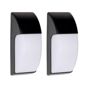 Forlight area (2 uds) aplique para exterior ip65 E27 23w negro