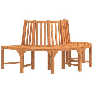 Banco de jardín mueble de exterior para patio semicircular
