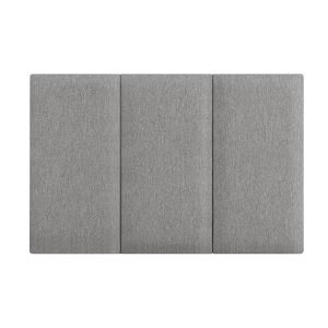 Set de 3 paneles de pared carpino textil 60x30cm - gris claro [neu.haus]