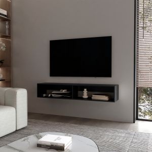 Tuhome estante flotante central para medios en melamina