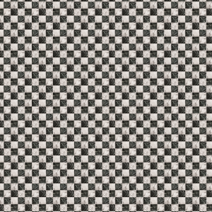 Papel pintado victoriano blanco y negro ajedrez 60cm por 250cm