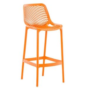 Taburete de bar moderno - naranja - 105 cm