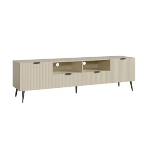 Mesa de tv nand 180x40x51cm - color arena [en.casa]