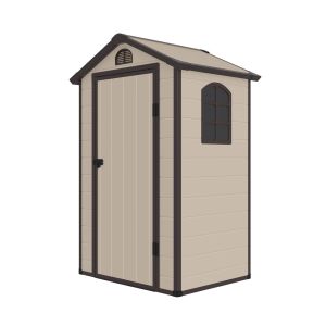 Caseta de resina gardiun stella 1,34 m² 102x132x203 cm con ventana lateral