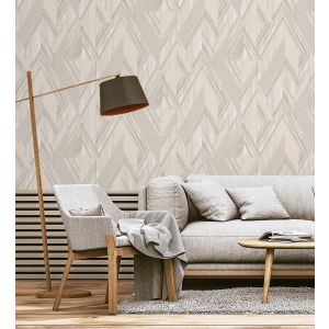 Papel pintado gaulan  lavable de rombos modernos con textura en 10.6m²