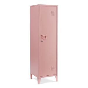 Casillero metálico kurikka con 3 compartimientos acero 137x38x38 cm - rosa
