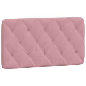 vidaXL cabecero de cama acolchado terciopelo rosa 100 cm