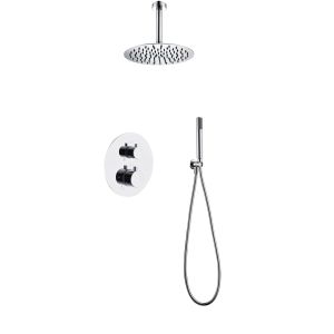 Imex - columna ducha empotrada termostática cromado serie tívoli