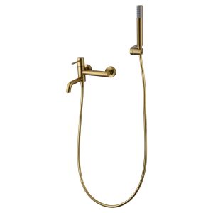 Monomando kit baño/ducha monza oro cepillado [imex®]