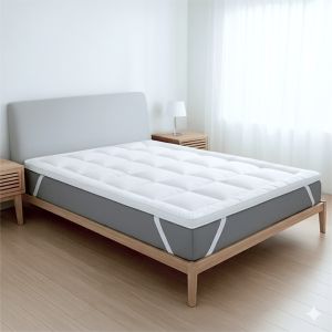 The white stone topper 140x190 cm de guata de 800 g