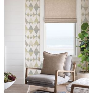 Papel pintado gaulan   nórdico de rombos beige y 5.23m²