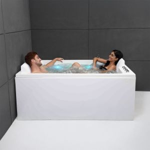 Bañera de hidromasaje   cetana duo wave  170 x100 x63   cm, spalina