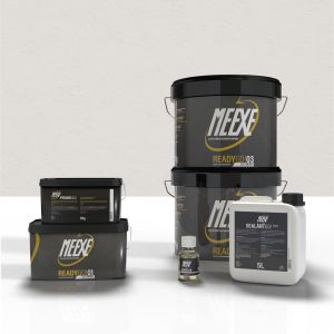 Kit microcemento 20m2 Meexe Ready Go! Blanco Roto Mate
