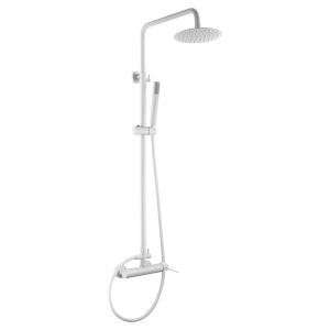 ► columna de ducha milos stick blanco mate [ imex® ]