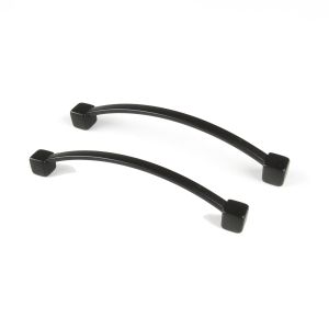 Tirador para mueble rei 529g | 103x10x19 mm | negro mate | 2 uds. | zamak