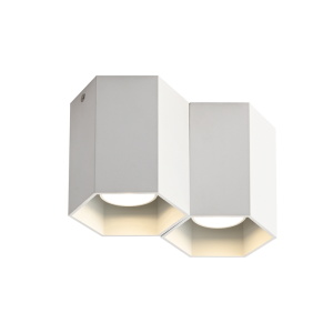 Nettlfe lámpara de techo gu10 blanca 19x11