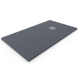 Plato de ducha resina extraplano. Gris grafito ral: 7015 75x130cm