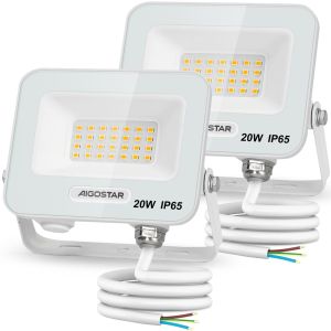Aigostar focos LED exterior 20w 4000k,2 pcs