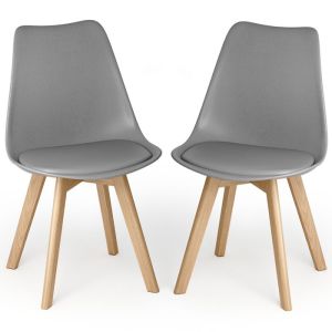 Silla - bealife - pie de madera maciza - pie antideslizante y resistente a