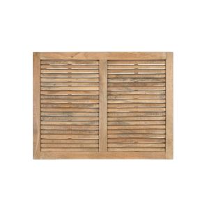 Cabecero venecia de madera de mango en color natural 165 cm