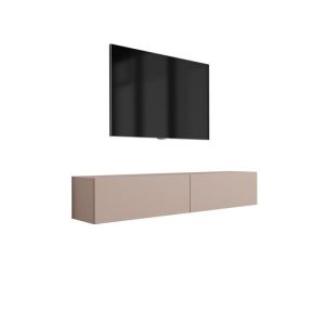 Mueble tv contemporáneo - marrón caramelo - 1 pieza - 170 x 32 x 34 cm