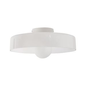 Lámpara de techo luguse vidrio blanco
