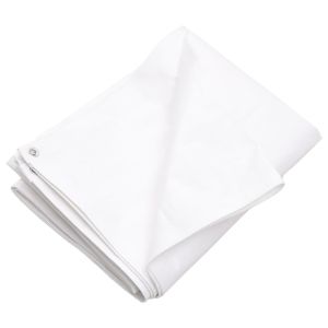 vidaXL lona hdpe blanco 260 g/m² 4x5 m