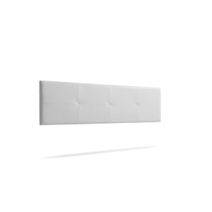 Cabecero tapizado altea polipiel 170x50x5 cm - blanco - moonia