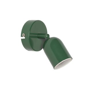 Aplique De Pared Verde De Metal GU10 Orientable Para Interior Moderno