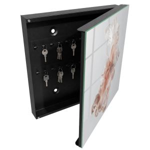 Caja de llaves 30x30x5 elegancia líquida, apertura derecha tulup