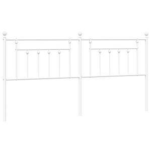 vidaXL cabecero de metal blanco 200 cm