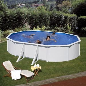 Piscina elevada blanca KIT500ECO