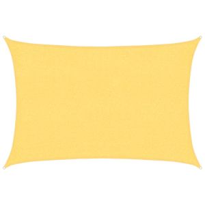 vidaXL toldo de vela beige hdpe 160 g/m² 2x3 m