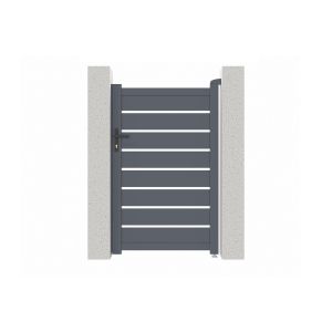 Puerta de jardín vogel 1m h.160cm + kit de inversión de apertura