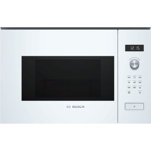 Microondas integrable Bosch bfl524mw0 20 l cristal blanco 5 funciones