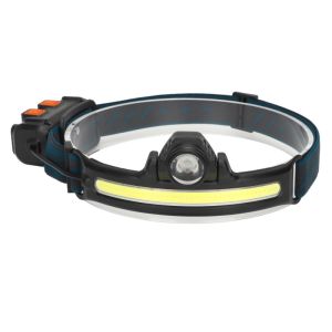 Linterna COB LED zoom USB-C recargable pesca running exterior