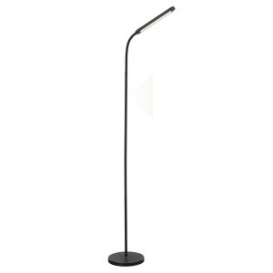 Nettlife lámpara de pie negro 137.1x6