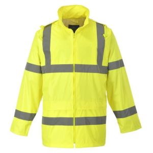 Chaqueta impermeable de alta visibilidad portwest...amarillo