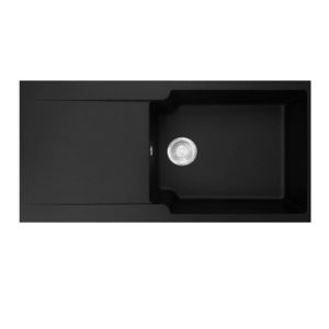 Fregadero mepamsa kite 100.50 1c 1e negro 100cm