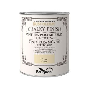 Rust-oleum bruguer chalky finish pintura muebles crema 750ml