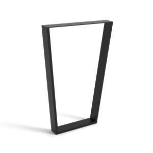 Pata de mesa rei 917 | 580x80x872 mm | negro poro | acero